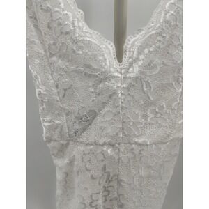 Avidlove Bridal Lingerie Women One Piece Lingerie Lace Bodysuit Deep V Teddy, S